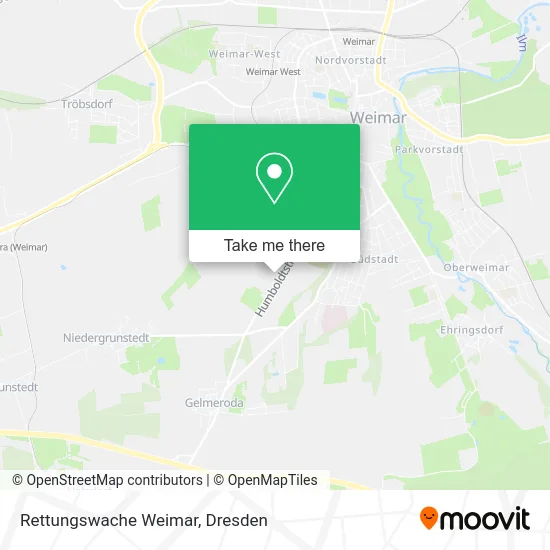 Карта Rettungswache Weimar