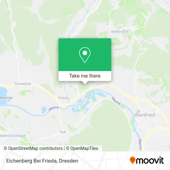 Карта Eichenberg Bei Frieda