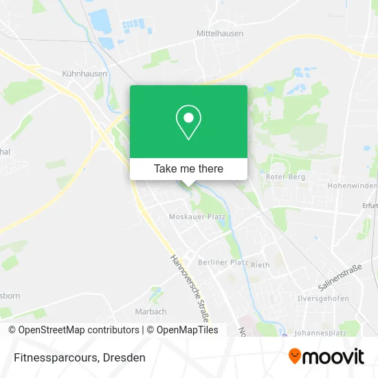 Fitnessparcours map