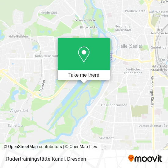 Rudertrainingstätte Kanal map
