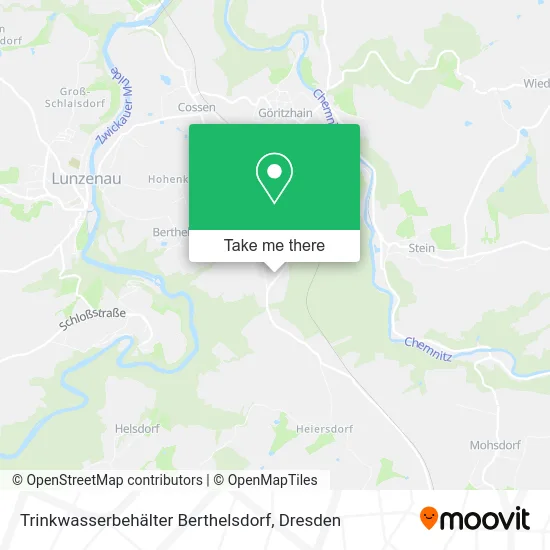 Карта Trinkwasserbehälter Berthelsdorf