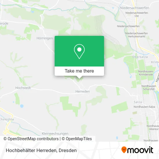 Карта Hochbehälter Herreden