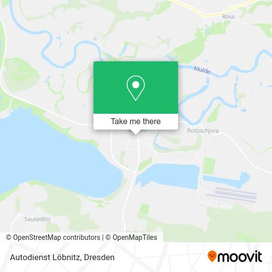 Карта Autodienst Löbnitz