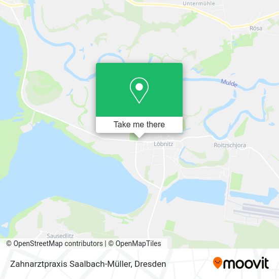 Карта Zahnarztpraxis Saalbach-Müller