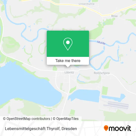 Карта Lebensmittelgeschäft Thyrolf