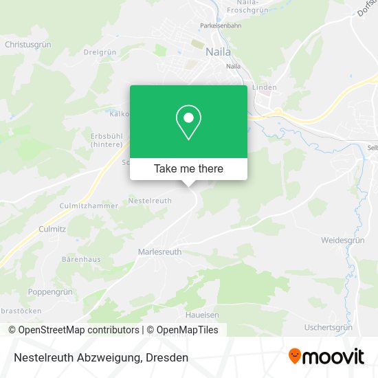Карта Nestelreuth Abzweigung