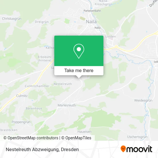 Карта Nestelreuth Abzweigung