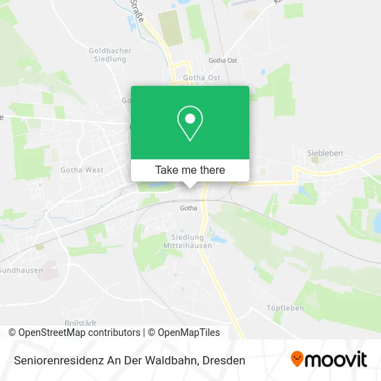 Карта Seniorenresidenz An Der Waldbahn