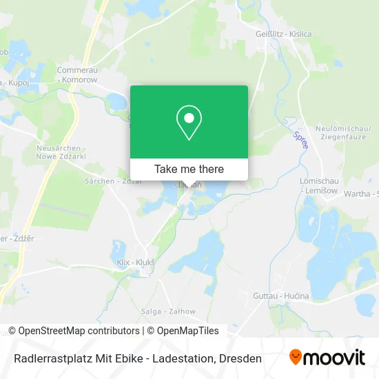 Карта Radlerrastplatz Mit Ebike - Ladestation