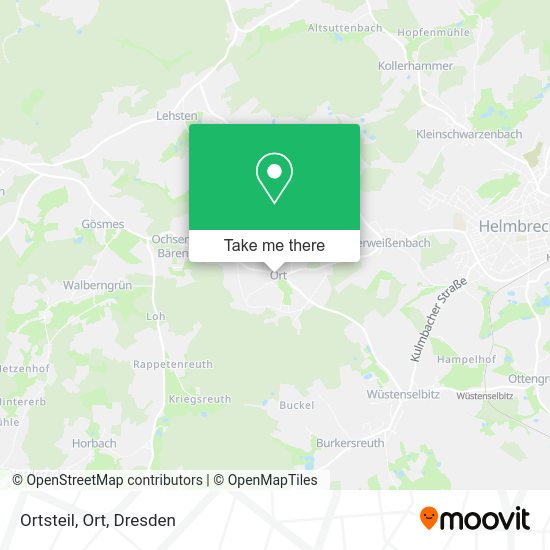 Карта Ortsteil, Ort