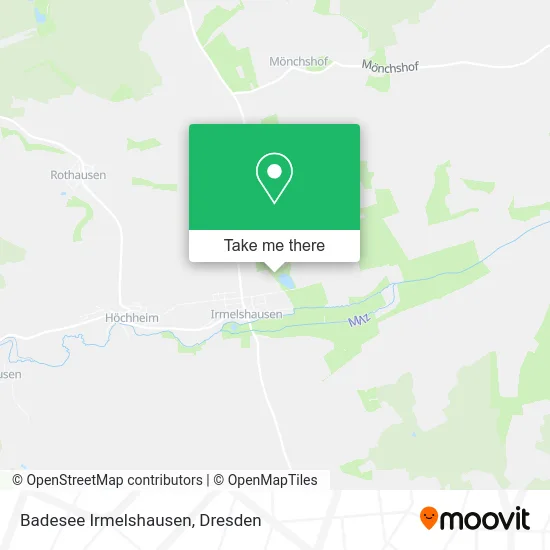 Badesee Irmelshausen map