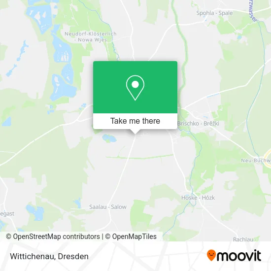 Карта Wittichenau