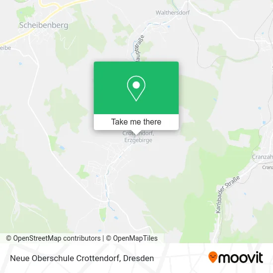 Карта Neue Oberschule Crottendorf