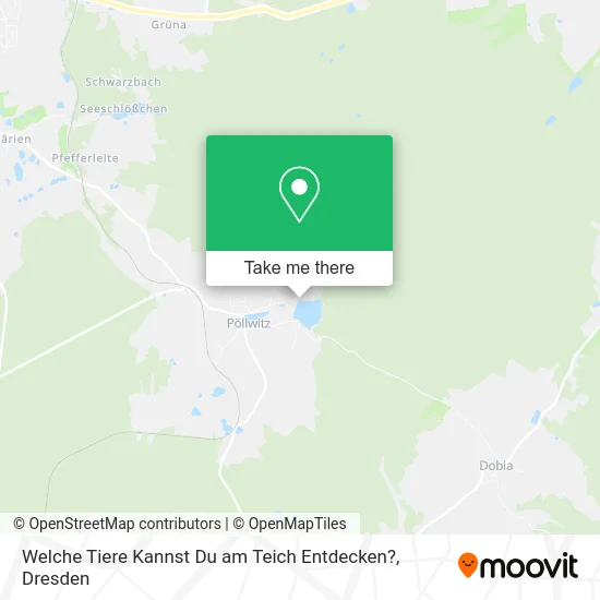 Карта Welche Tiere Kannst Du am Teich Entdecken?