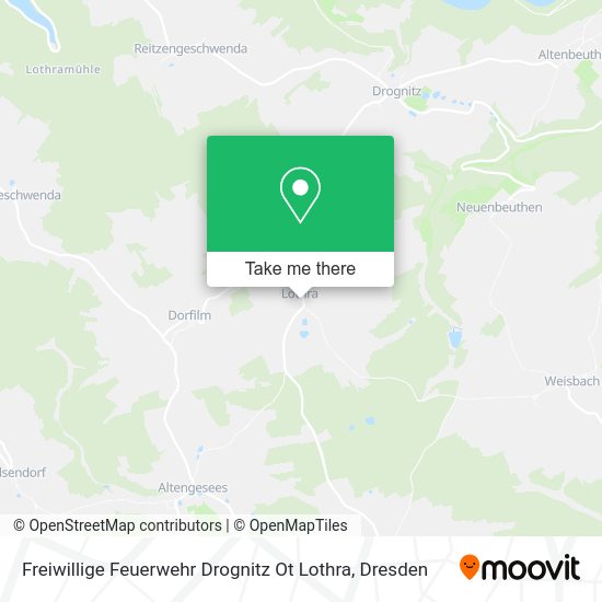 Карта Freiwillige Feuerwehr Drognitz Ot Lothra