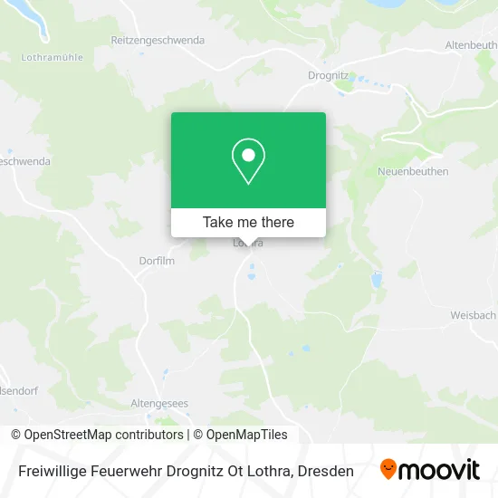 Карта Freiwillige Feuerwehr Drognitz Ot Lothra