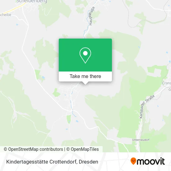 Карта Kindertagesstätte Crottendorf