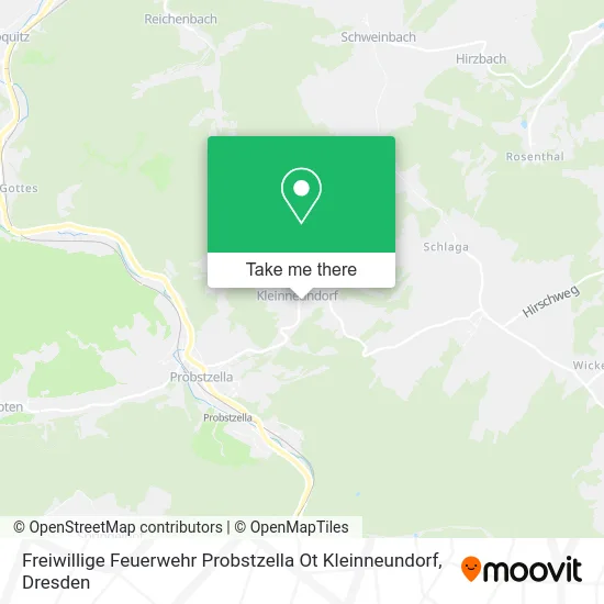 Карта Freiwillige Feuerwehr Probstzella Ot Kleinneundorf
