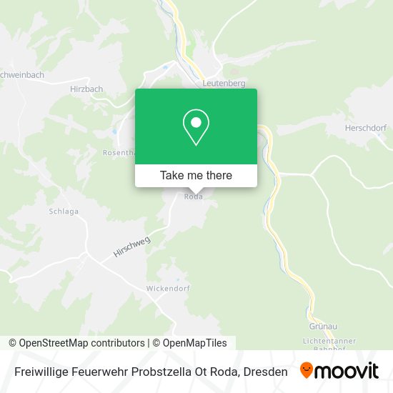 Карта Freiwillige Feuerwehr Probstzella Ot Roda