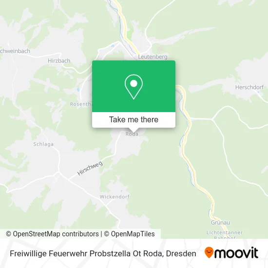Карта Freiwillige Feuerwehr Probstzella Ot Roda