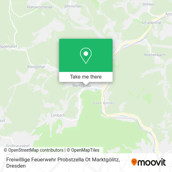 Карта Freiwillige Feuerwehr Probstzella Ot Marktgölitz