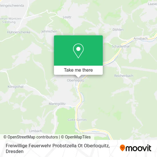 Карта Freiwillige Feuerwehr Probstzella Ot Oberloquitz