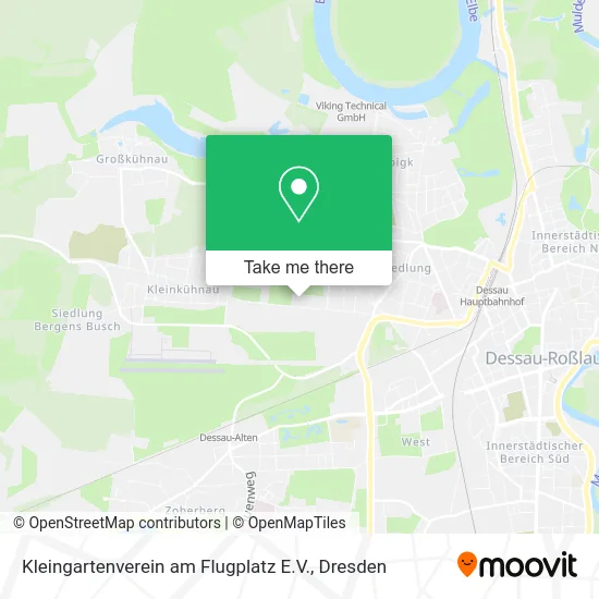 Карта Kleingartenverein am Flugplatz E.V.
