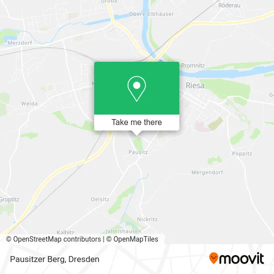 Карта Pausitzer Berg