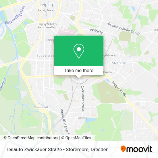 Карта Teilauto Zwickauer Straße - Storemore