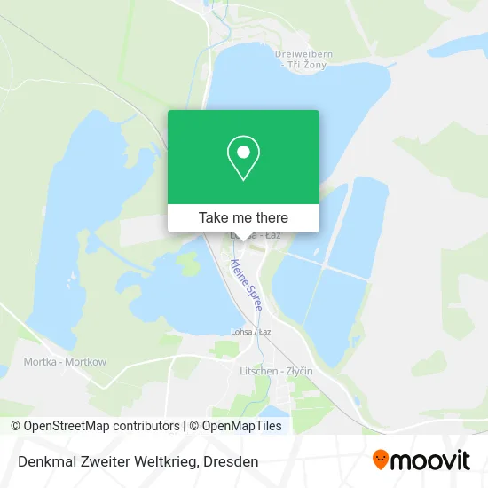 Карта Denkmal Zweiter Weltkrieg