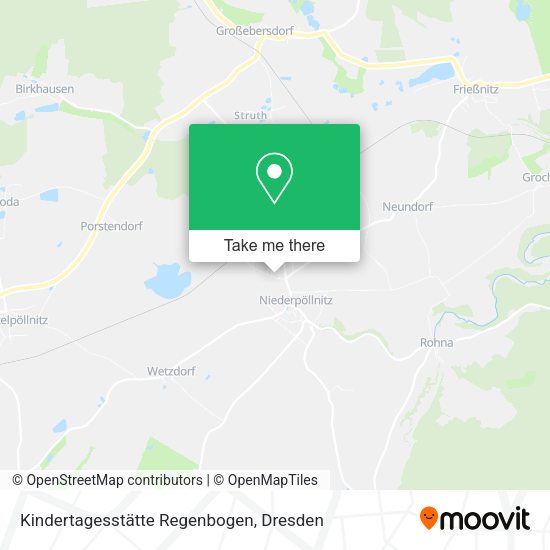Карта Kindertagesstätte Regenbogen