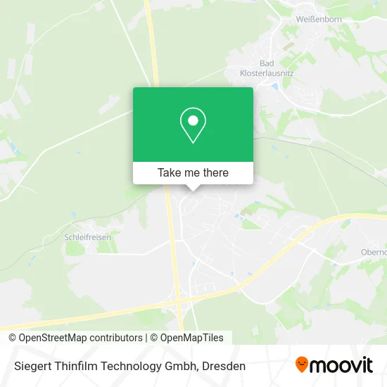 Карта Siegert Thinfilm Technology Gmbh