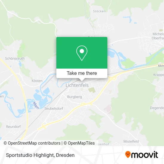 Sportstudio Highlight map