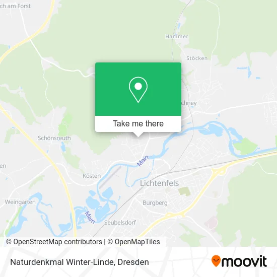 Карта Naturdenkmal Winter-Linde