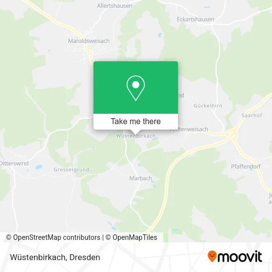 Карта Wüstenbirkach