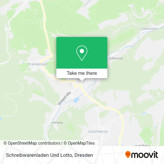Карта Schreibwarenladen Und Lotto