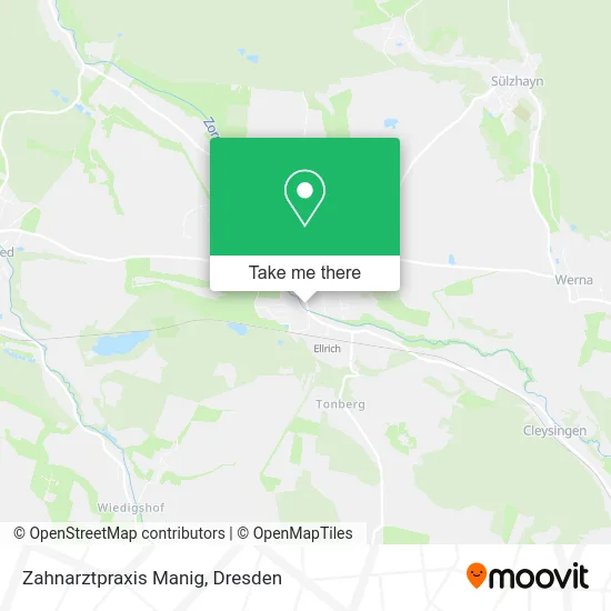 Карта Zahnarztpraxis Manig