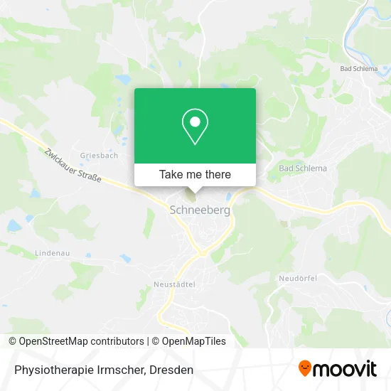 Карта Physiotherapie Irmscher
