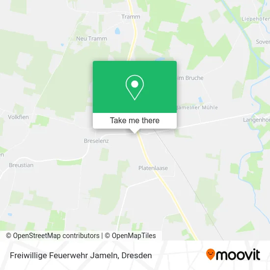 Карта Freiwillige Feuerwehr Jameln