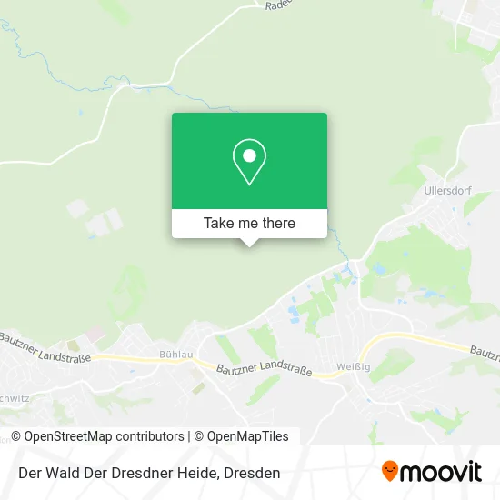 Карта Der Wald Der Dresdner Heide