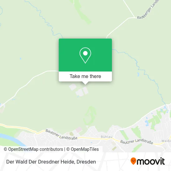 Карта Der Wald Der Dresdner Heide