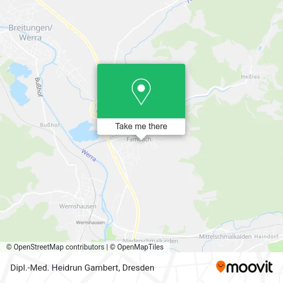 Карта Dipl.-Med. Heidrun Gambert