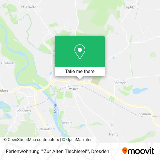 Карта Ferienwohnung ""Zur Alten Tischlerei""