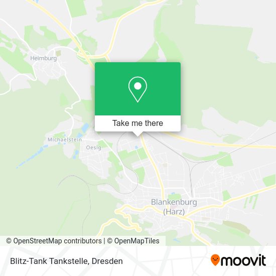 Карта Blitz-Tank Tankstelle