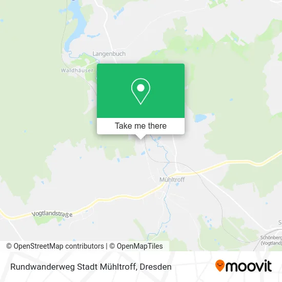 Карта Rundwanderweg Stadt Mühltroff