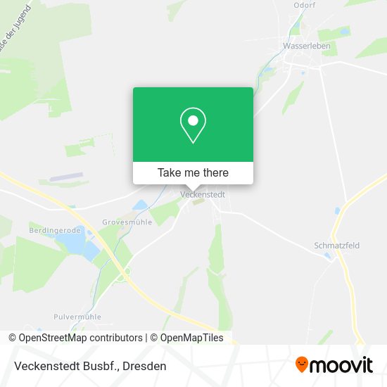 Карта Veckenstedt Busbf.