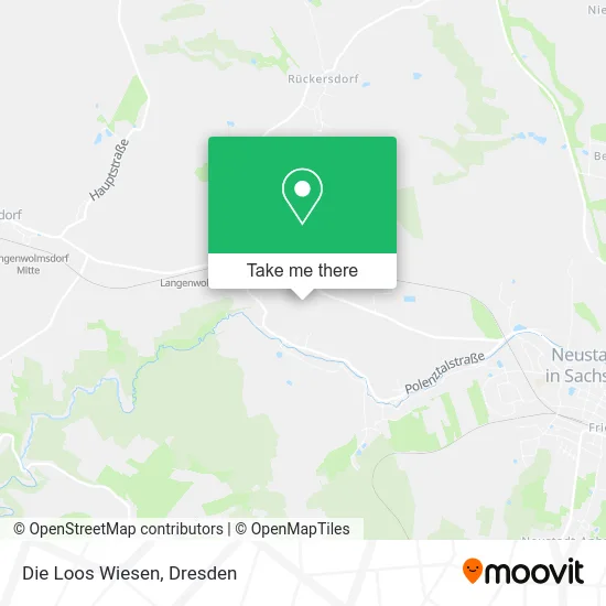 Карта Die Loos Wiesen