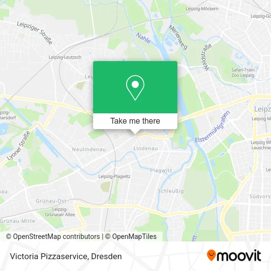 Карта Victoria Pizzaservice