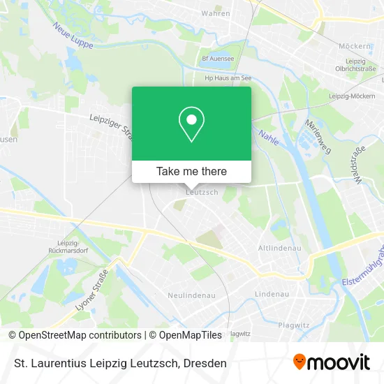 Карта St. Laurentius Leipzig Leutzsch