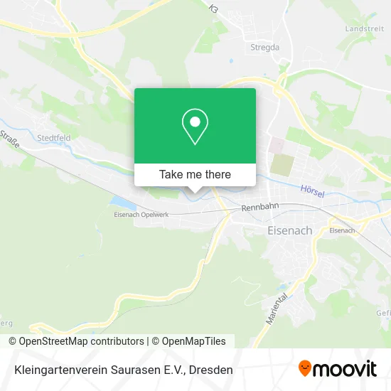 Карта Kleingartenverein Saurasen E.V.